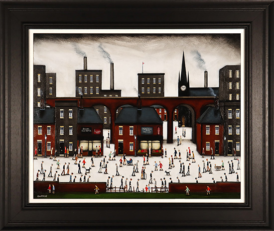 Sean Durkin, Original oil painting on panel, Tales of Industry, click to enlarge