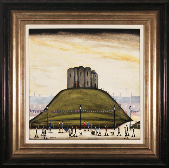 Sean Durkin, Original oil painting on panel, Clifford's Tower, York