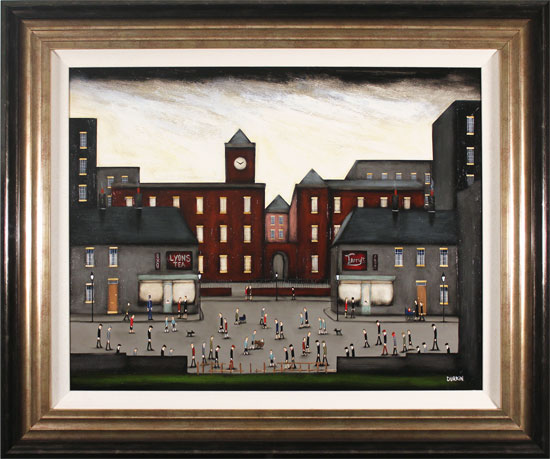 Sean Durkin, Original oil painting on panel, Life at the Factory