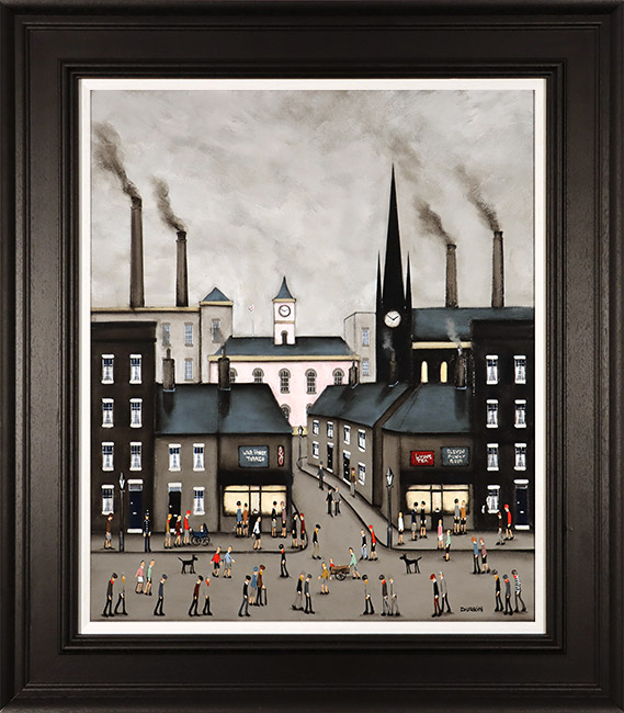 Sean Durkin, Original oil painting on panel, Happy Mondays