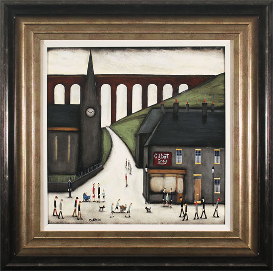 Sean Durkin, Original oil painting on panel, What's Eating Gilbert Grey?, click to enlarge