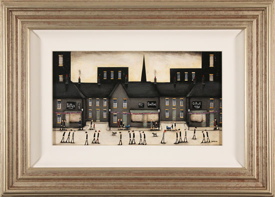 Sean Durkin, Original oil painting on panel, Shades of Gilbert Grey