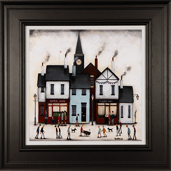 Sean Durkin, Original oil painting on panel, Jubilee Street, click to enlarge