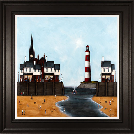 Sean Durkin, Original oil painting on panel, He's Behind You!