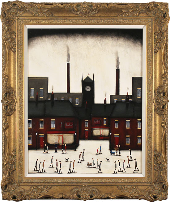 Sean Durkin, Original oil painting on panel, Let It Fly