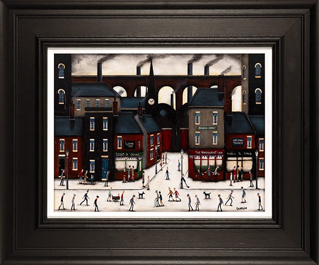 Sean Durkin, Original oil painting on panel, Tales from Beneath the Bridge