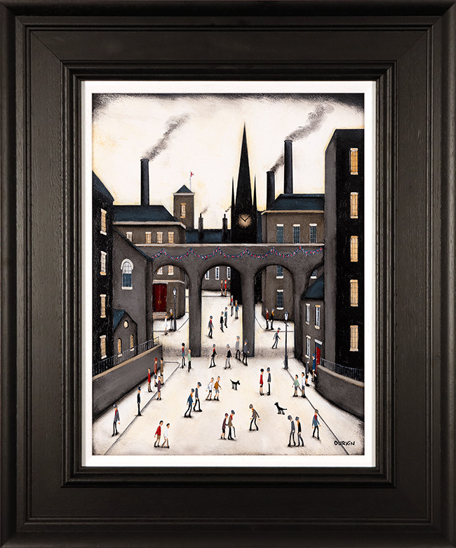 Sean Durkin, Original oil painting on panel, Ready for a Right Knees Up