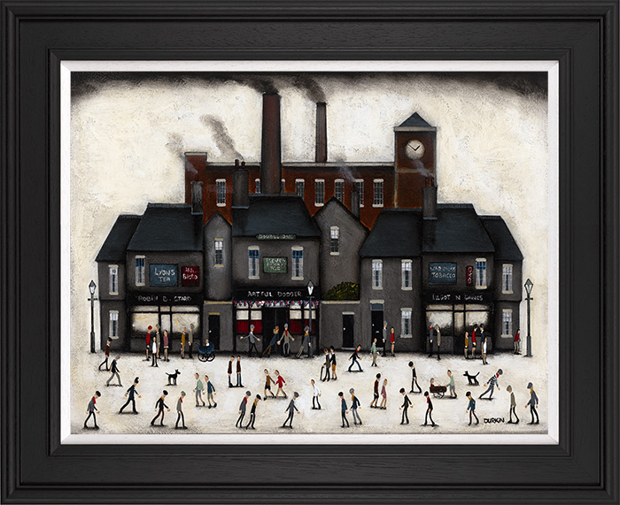 Sean Durkin, Original oil painting on panel, One for the Road, click to enlarge