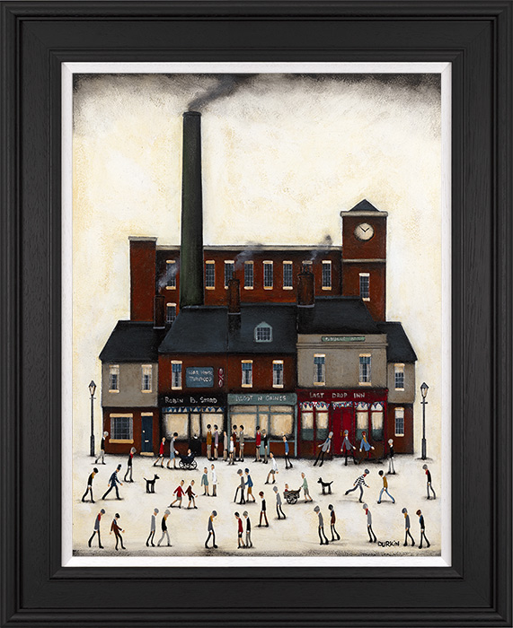 Sean Durkin, Original oil painting on panel, Catch Me If You Can, click to enlarge