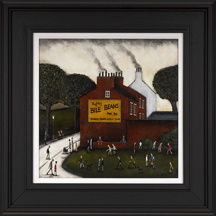 Sean Durkin, Original oil painting on panel, Bile Beans, click to enlarge