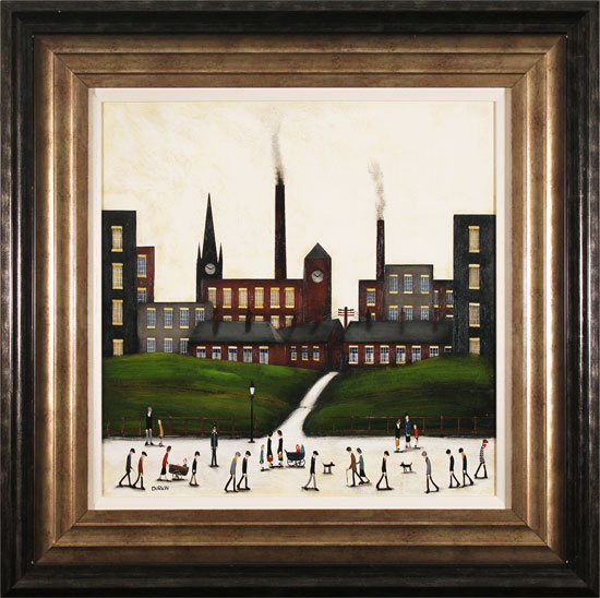 Sean Durkin, Original oil painting on panel, Views Across the Green