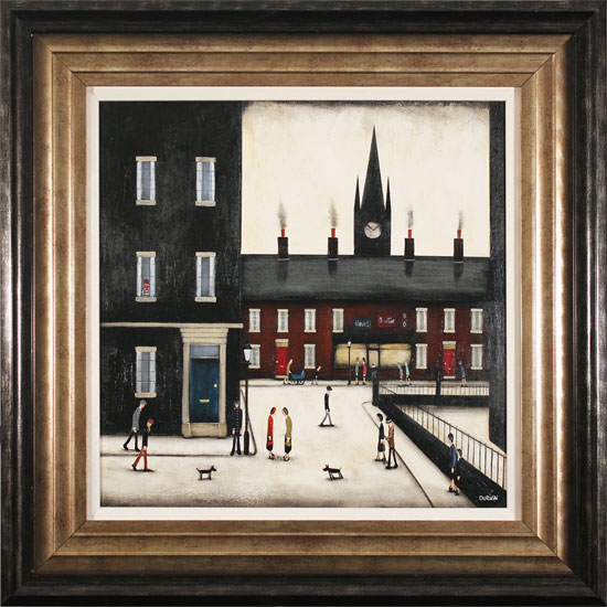 Sean Durkin, Original oil painting on panel, On the Lookout, click to enlarge
