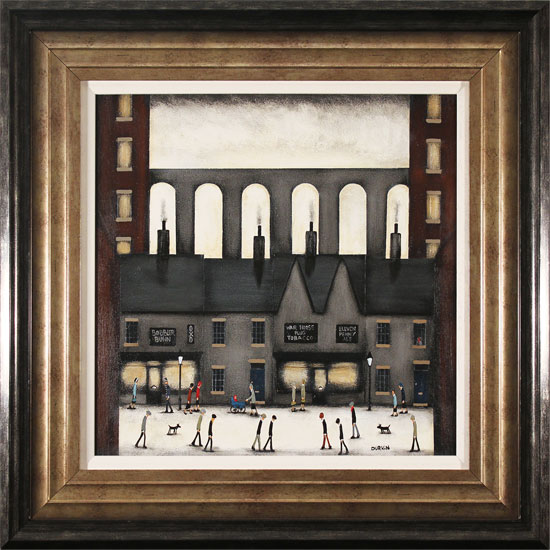 Sean Durkin, Original oil painting on panel, The Four Chimneys, click to enlarge