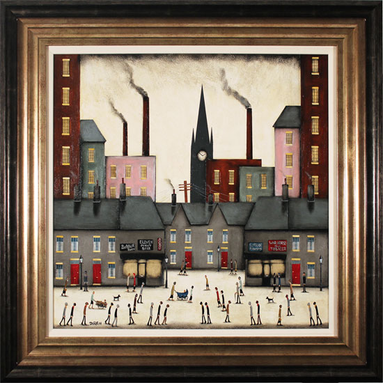 Sean Durkin, Original oil painting on panel, Beneath the Clock Tower
