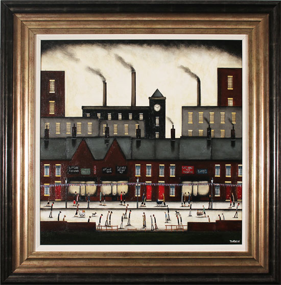 Sean Durkin, Original oil painting on panel, Northern Industry, click to enlarge