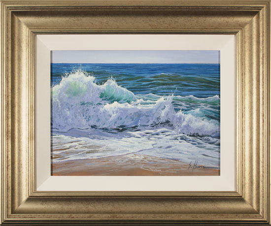 Sergio Herrero, Original oil painting on panel, Crashing Tides