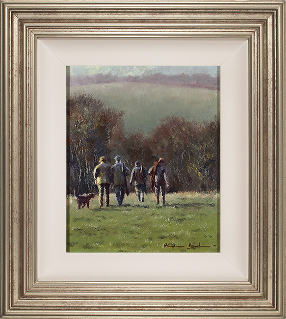 Stephen Hawkins, Original oil painting on panel, Morning Mist