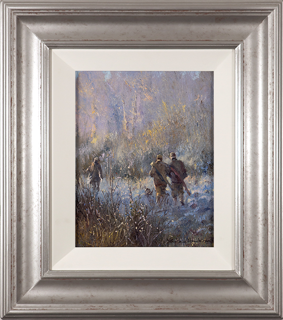Stephen Hawkins, Original oil painting on panel, Morning Frost