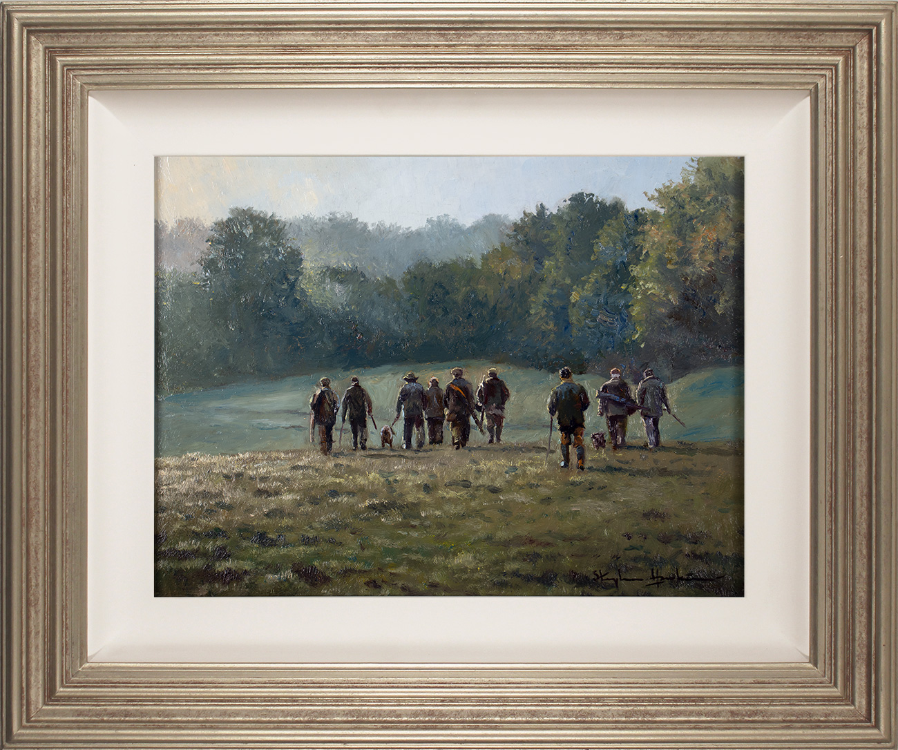 Stephen Hawkins, Original oil painting on panel, Daybreak Drive, click to enlarge
