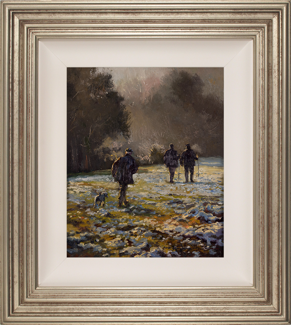 Stephen Hawkins, Original oil painting on panel, A Fine Winter's Morning