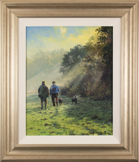 Stephen Hawkins, Original oil painting on canvas, The Gamekeepers, click to enlarge