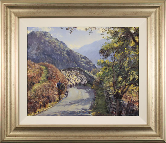 Stephen Hawkins, Original oil painting on canvas, To Pastures New