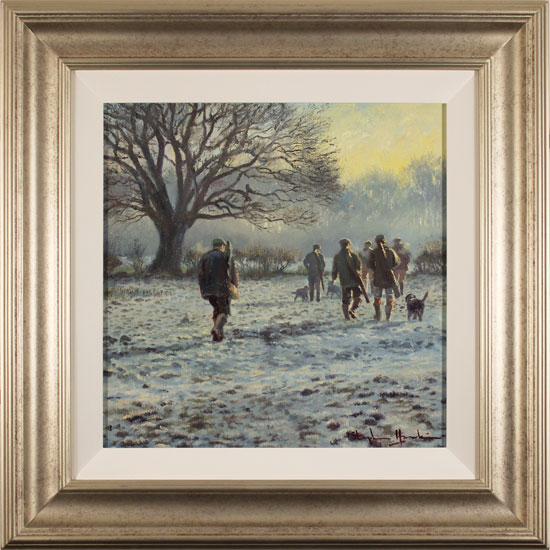 Stephen Hawkins, Original oil painting on canvas, Winter Morning, North Yorkshire 