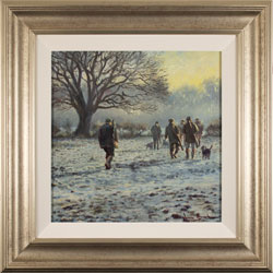 Stephen Hawkins, Original oil painting on canvas, Winter Morning, North Yorkshire