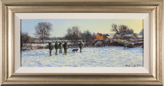 Stephen Hawkins, Original oil painting on canvas, Winter Morning 