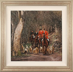 Stephen Park, Original oil painting on panel, The Hunt Large image. Click to enlarge