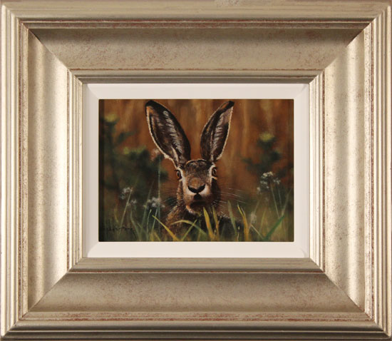 Stephen Park, Original oil painting on panel, Hare, click to enlarge