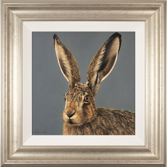 Stephen Park, Original oil painting on panel, Hare, click to enlarge