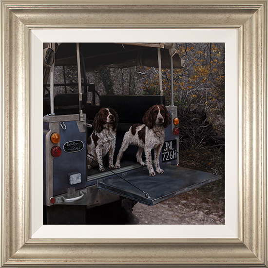 Stephen Park, Original oil painting on panel, At the Ready