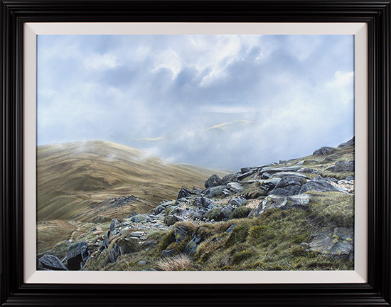 Steven Townsend, Original oil painting on canvas, Brother's Water, Hartsop from St Sunday Crag