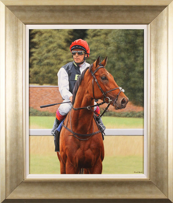 Stuart Herod, Original oil painting on canvas, Cracksman