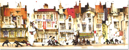 Sue Howells, Signed limited edition print, Open All Hours