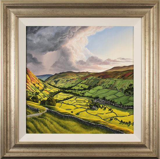 Suzie Emery, Original acrylic painting on board, Yorkshire Dales 