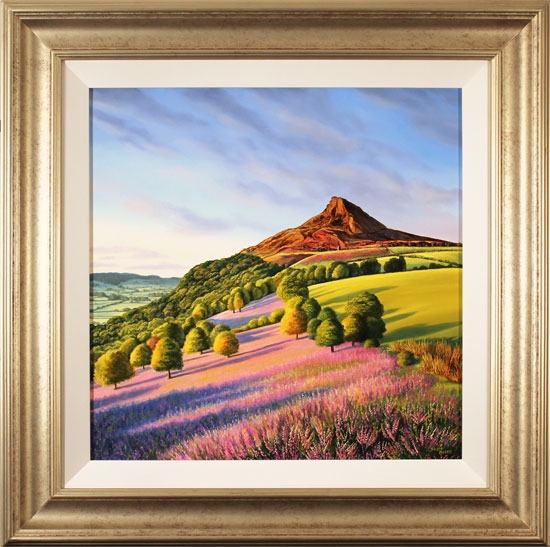 Suzie Emery, Original acrylic painting on board, Roseberry Topping 