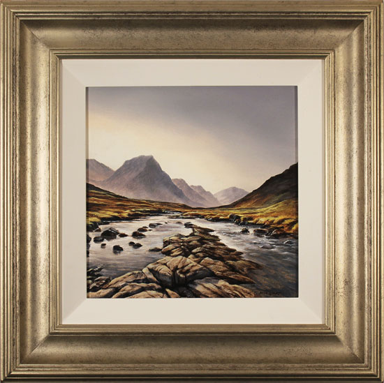 Suzie Emery, Original acrylic painting on board, Glen Etive, Scotland