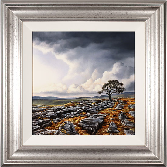 Suzie Emery, Original acrylic painting on board, Ingleborough