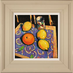 Terence Clarke, Original acrylic painting on canvas, Spanish Lemons Large image. Click to enlarge