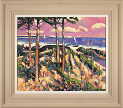 Terence Clarke, Original oil painting on canvas, Moonrise, Cape Cod Large image. Click to enlarge