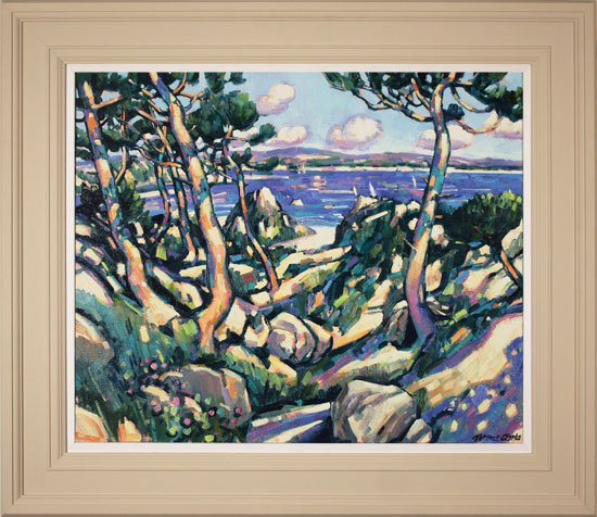 Terence Clarke, Original oil painting on canvas, Wild Pines near Theoule sur Mer 