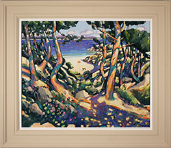 Terence Clarke, Original oil painting on canvas, Pines near La Ciotat  Large image. Click to enlarge