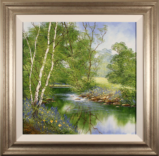 Terry Evans, Original oil painting on canvas, Yorkshire Wood, click to enlarge