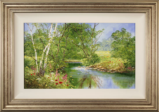 Terry Evans, Original oil painting on canvas, Peaceful Midsummer 