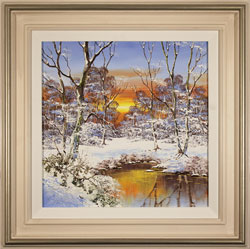 Terry Evans, Original oil painting on canvas, Winter Wood