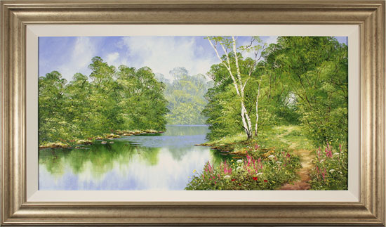 Terry Evans, Original oil painting on canvas, Around the Bend, click to enlarge