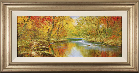 Terry Evans, Original oil painting on canvas, Autumn Wood, click to enlarge