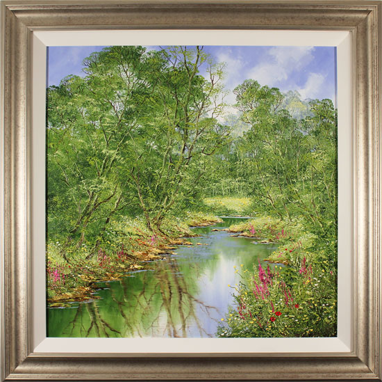 Terry Evans, Original acrylic painting on canvas, Midsummer Symphony